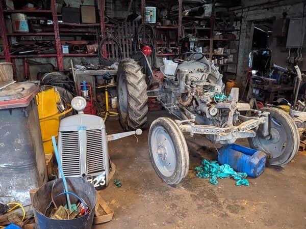 Ferguson te20 in the workshop